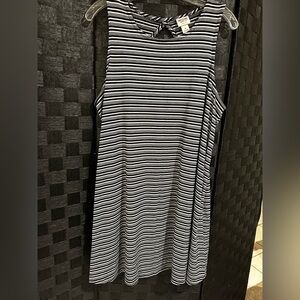 Striped Sleeveless Dress